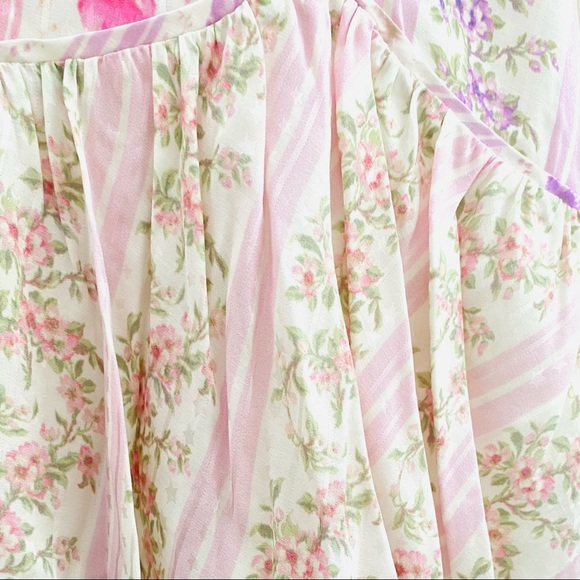 NWT: LOVESHACKFANCY | Amini Floral Mini Dress Size 10 - Picture 6 of 12